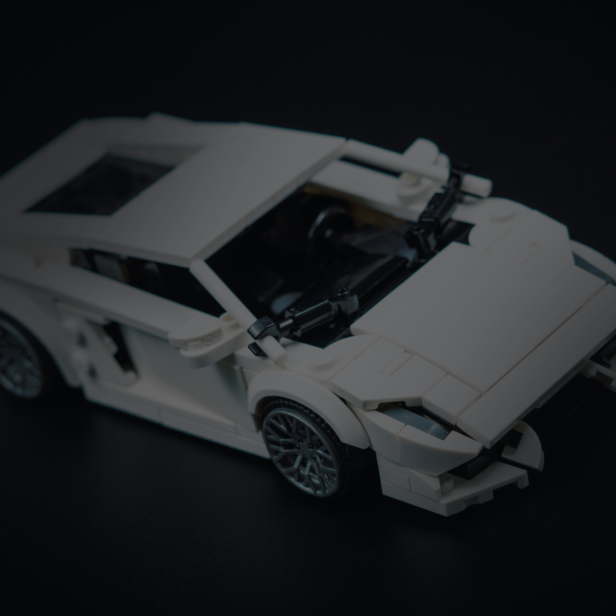 picture of lego Lamborghini model